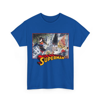 Superman Christmas Tree T-Shirt - Alex Ross Art - DC Comics