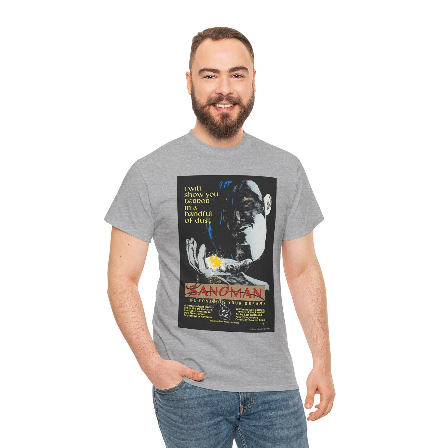 Sandman Ad T-Shirt - 1988 DC/Vertigo Comics