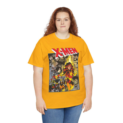 Uncanny X-Men T-Shirt - Arthur Adams Art - Dark Phoenix: From the Ashes Story - Storm, Cyclops, Wolverine, Rogue, Colossus, Nightcrawler - Marvel Comics
