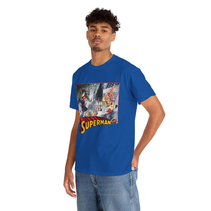 Superman Christmas Tree T-Shirt - Alex Ross Art - DC Comics