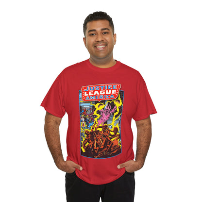 Justice League of America T-Shirt - George Perez Art - JSA Team-Up Cover - DC Comics