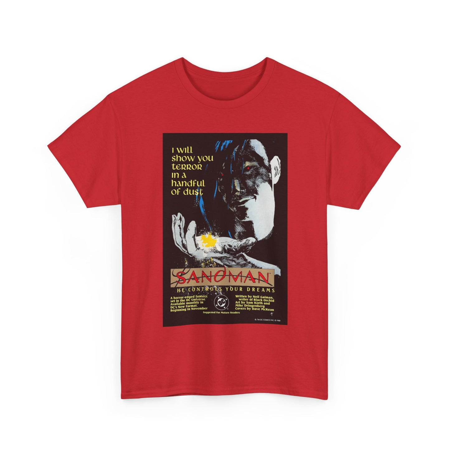 Sandman Ad T-Shirt - 1988 DC/Vertigo Comics