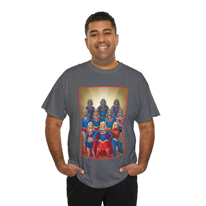 Supergirl Through the Ages T-Shirt - Nicola Scott Art - Kara from Kandor, Superman's Cousin, Linda Danvers - Survivor from Krypton - DC Comics
