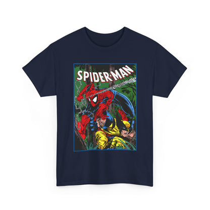 Spider-Man & Wolverine T-Shirt - Todd McFarlane Art - Marvel Comics