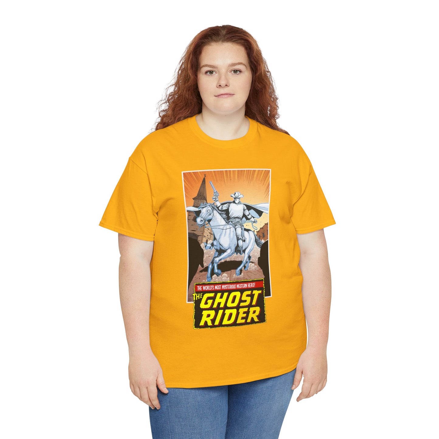 Ghost Rider/Phantom Rider T-Shirt - Carter Slade - Marvel Comics - 1970s Supernatural Western Hero