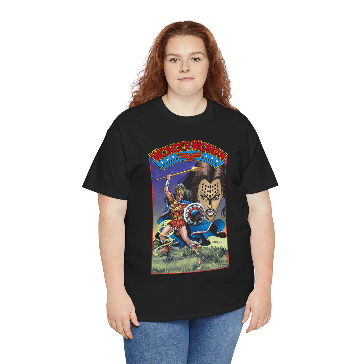 Wonder Woman T-Shirt - George Perez Art - Cheetah, 1980s - DC Comics