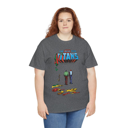 New Teen Titans T-Shirt - George Perez Art - Robin, Kid Flash Quitting - #39 Cover - DC Comics