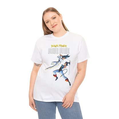 Diana Prince Wonder Woman  T-Shirt - From Diana's 1970s White Suit No-Powers Years - Bronze Age DC Comics