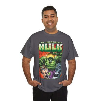 Incredible Hulk T-Shirt - Dale Keown Art - Bruce Banner Psyche - Peter David Story - 1990s Art - Marvel Comics
