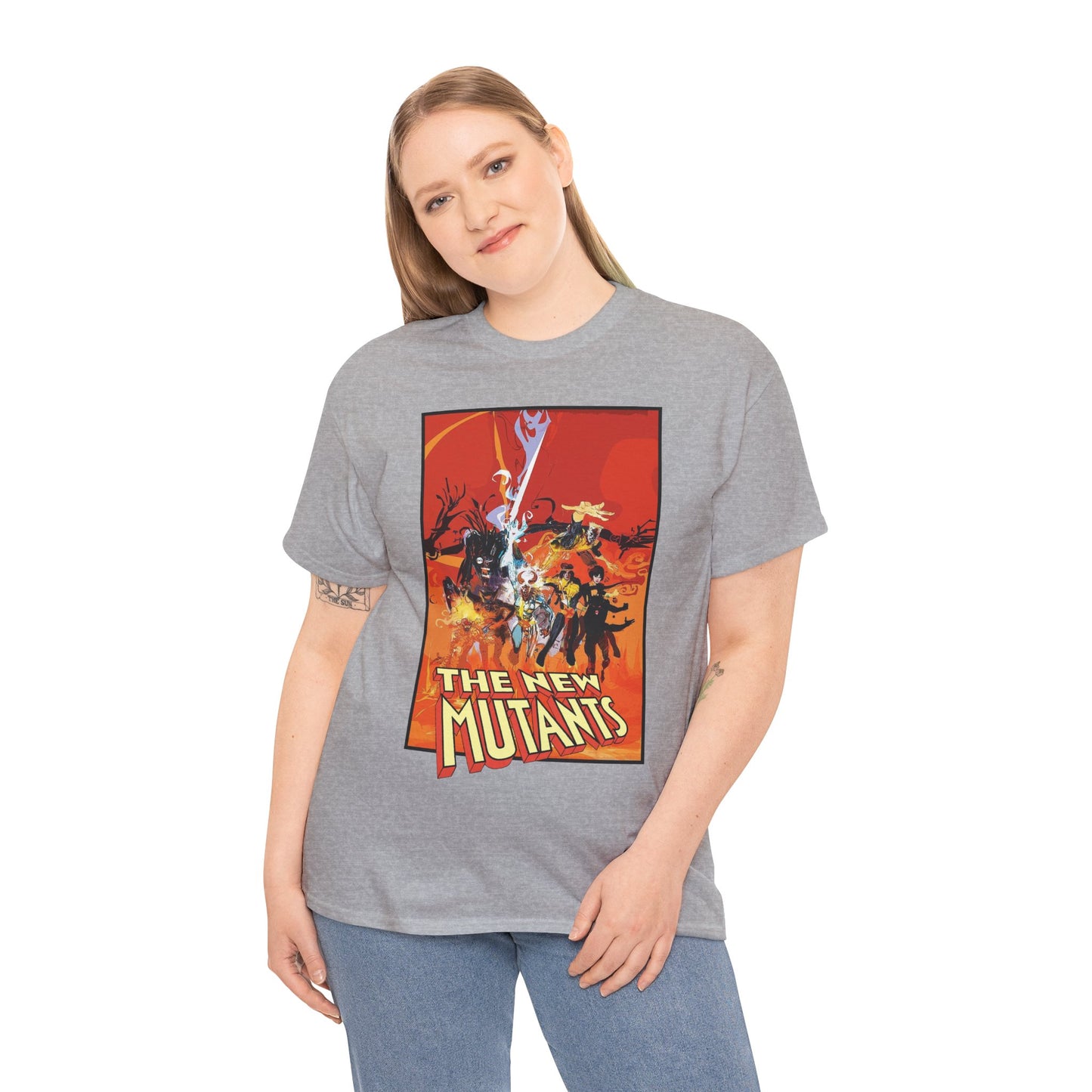 New Mutants T-Shirt - Bill Sienkiewicz Art - Marvel Comics - Magik, Warlock, Cannonball, Wolsbane, Sunspot
