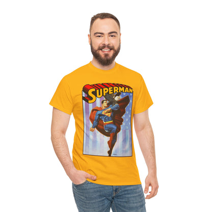 Superman With Eagle T-Shirt - Ariel Olivetti Art - DC Comics