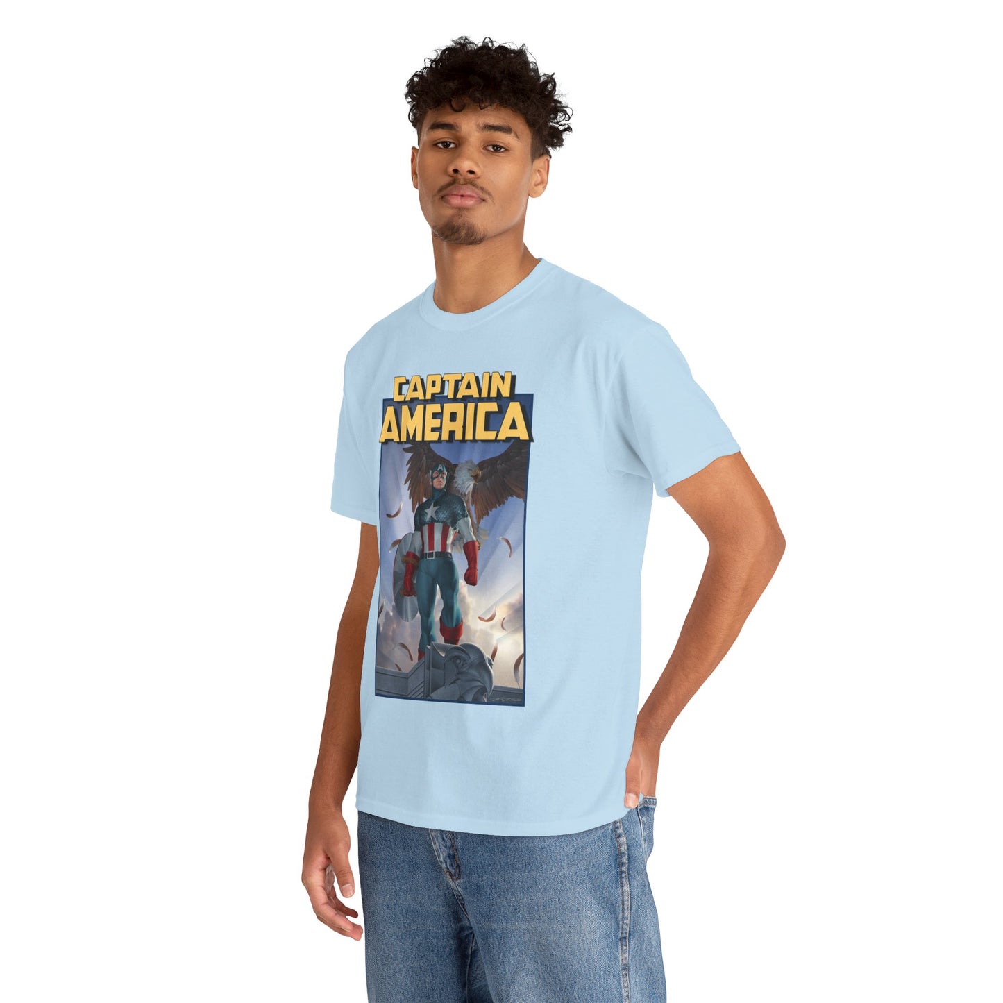 Captain America T-Shirt - Junggeun Yoon Art - Avengers Member - Marvel Comics
