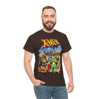 Giant-Sized X-Men T-Shirt - Dave Cockrum Art - Wolverine, Storm, Colossus, Cyclops, Nightcrawler, Thunderbird - New Chris Claremont Era - Marvel Comics