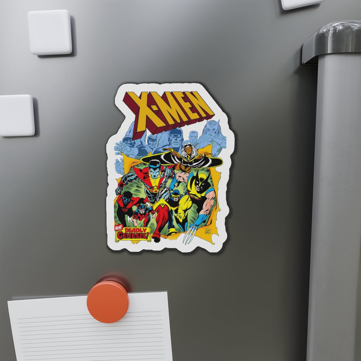Giant-Size X-Men Die-Cut Magnet - Wolverine, Storm, Cyclops, Thunderbird, Nightcrawler, Colossus - Marvel Comics - 3", 4", 5", 6"