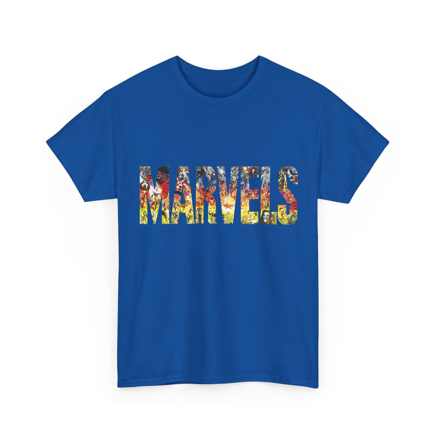 Marvels T-Shirt - Alex Ross Art from the popular Kurt Busiek Story - Spider-Man, Fantastic Four, X-Men, Hulk, Captain America, Thor, Iron Man - Marvel Comics