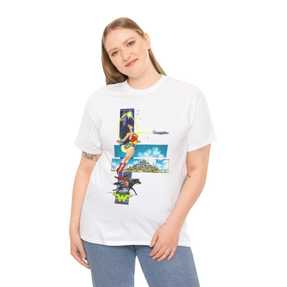 Wonder Woman T-Shirt - George Perez Art - From History of the DC Universe Series - Themyscira - DC Comics