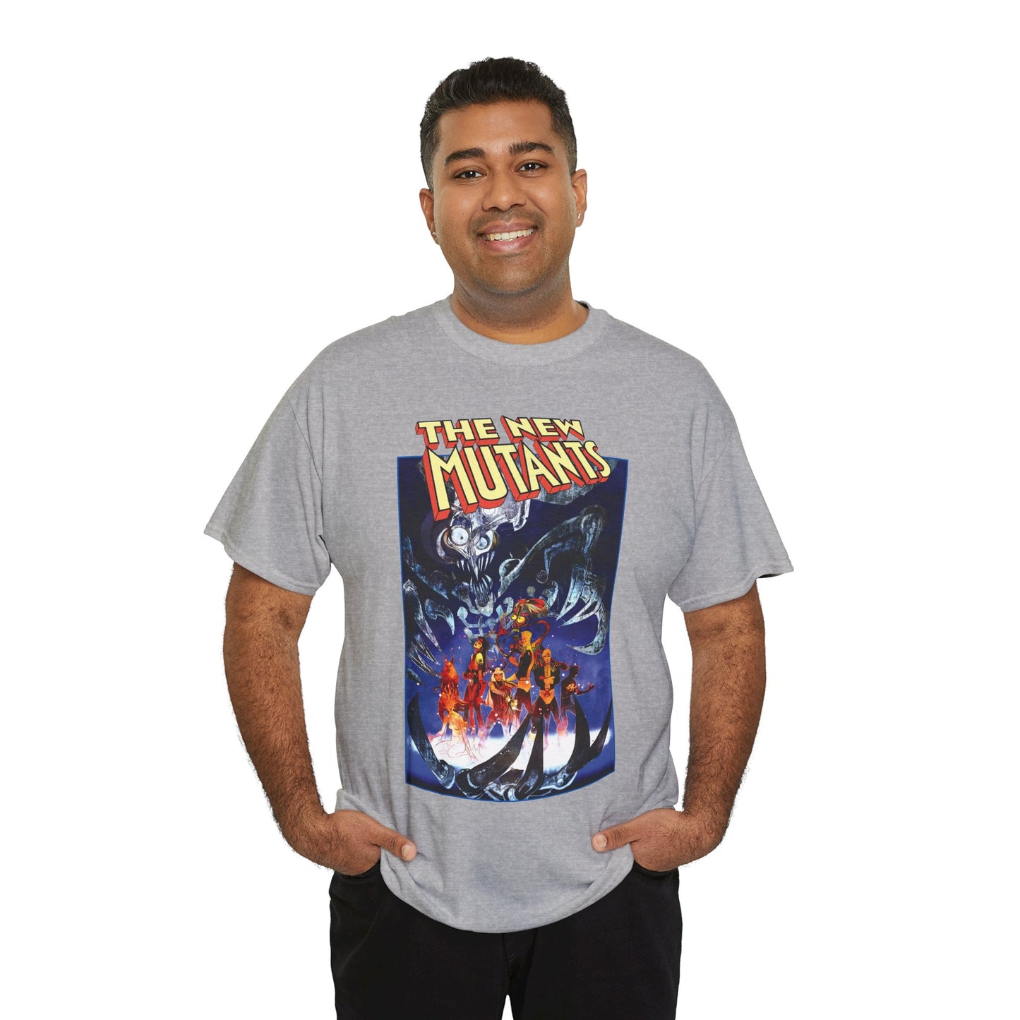 New Mutants T-Shirt - Bill Sienkiewicz Art - War Children Cover - Warlock, Magik, Wolfsbane, Cannonball, Cypher, Mirage, Karma, Sunspot - Marvel Comics