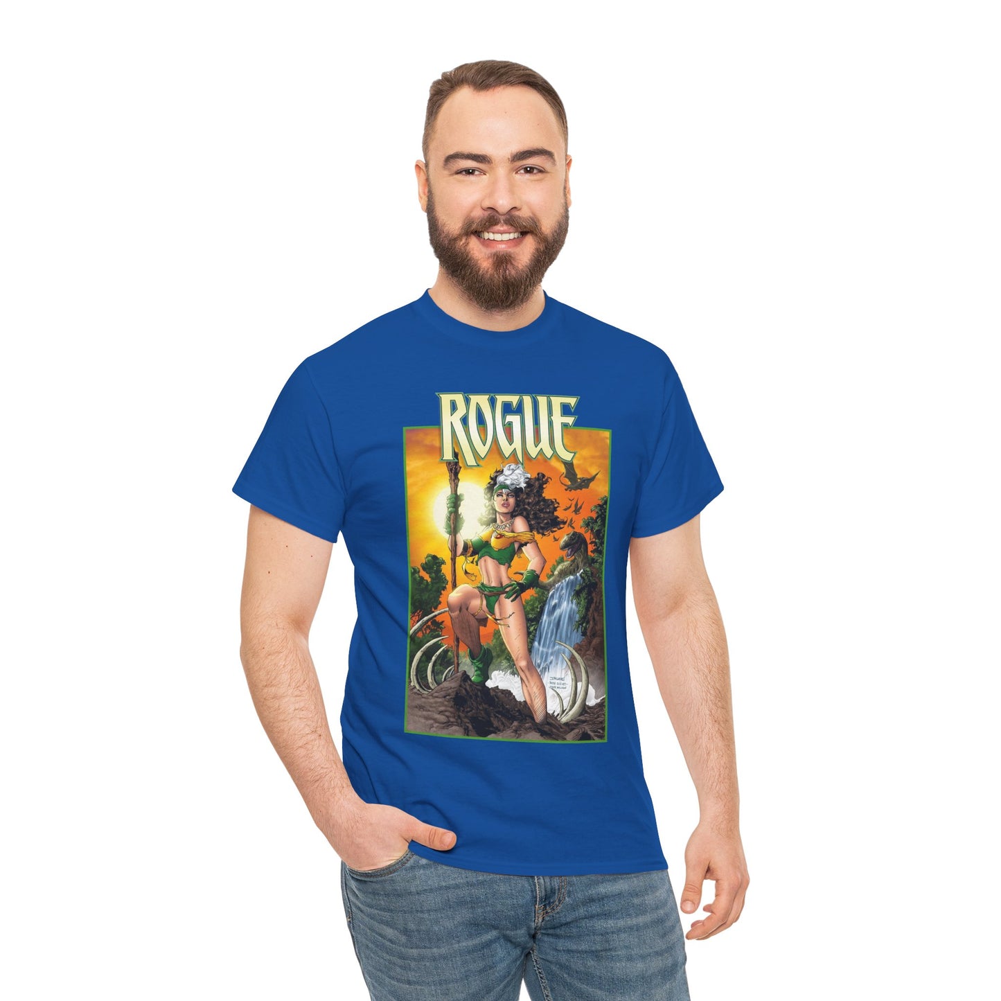 Rogue T-Shirt - Jim Lee Art - X-Men Mutant Member & Leader - Savage Land - 1990s Story - Marvel Comics