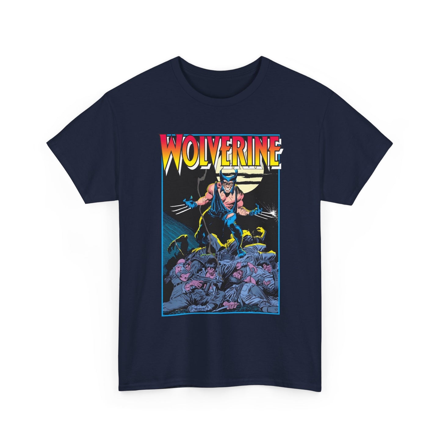 Wolverine T-Shirt - John Buscema Art - #1 Cover Art 1988 - Marvel Comics