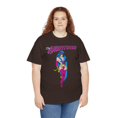 Huntress T-Shirt - Joe Staton Art - Helena Wayne, Daughter of Earth 2 Batman & Catwoman - Pre-Crisis JSA Member - DC Comics