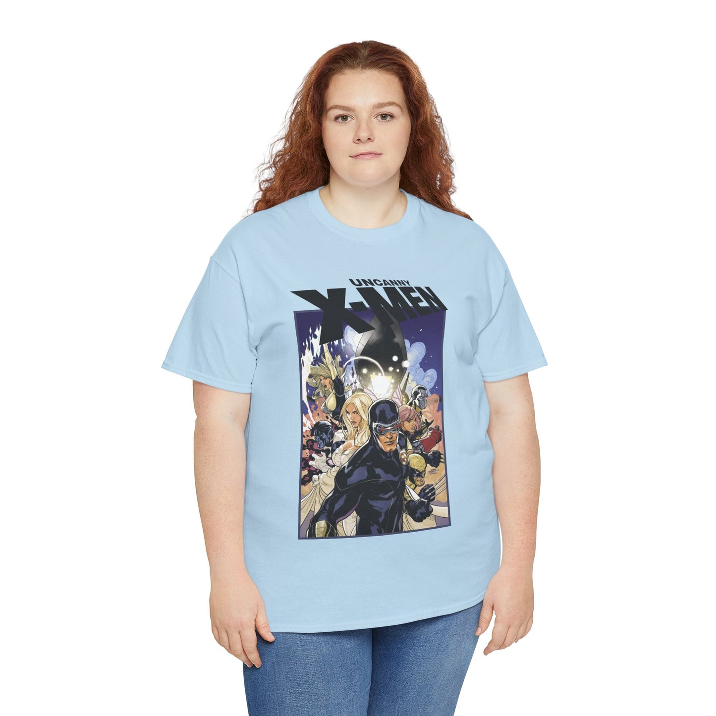 Uncanny X-Men T-Shirt - Terry Dodson Art - Cyclops, Emma Frost, Wolverine, Nightcrawler, Colossus - Marvel Comics