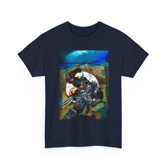 Lobo/Wolverine T-Shirt - Simon Bisley Art - DC/Marvel Comics