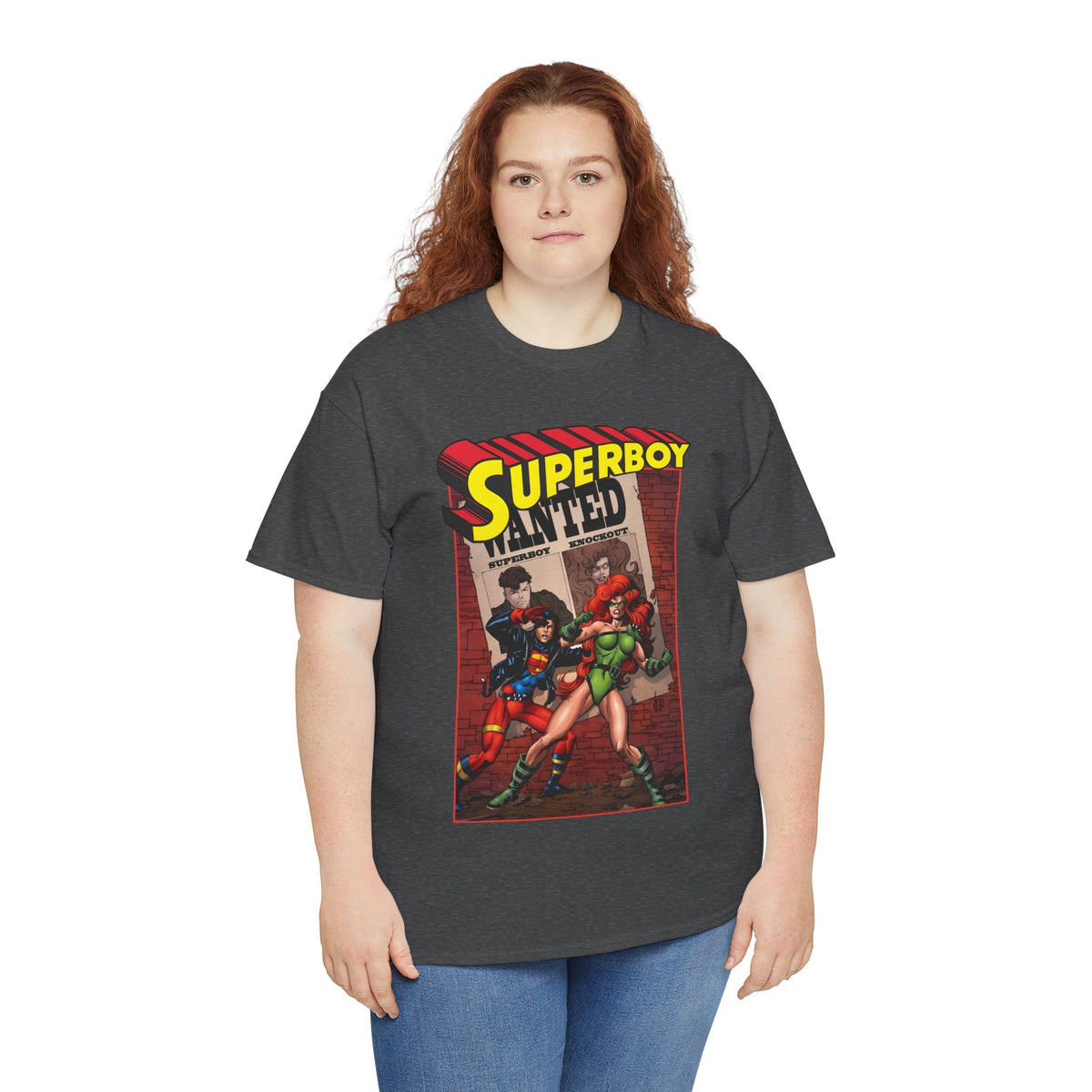 Superboy T-Shirt - Tom Grummett Art - Knockout - DC Comics