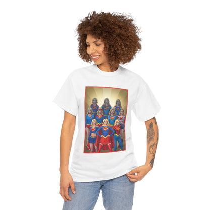Supergirl Through the Ages T-Shirt - Nicola Scott Art - Kara from Kandor, Superman's Cousin, Linda Danvers - Survivor from Krypton - DC Comics