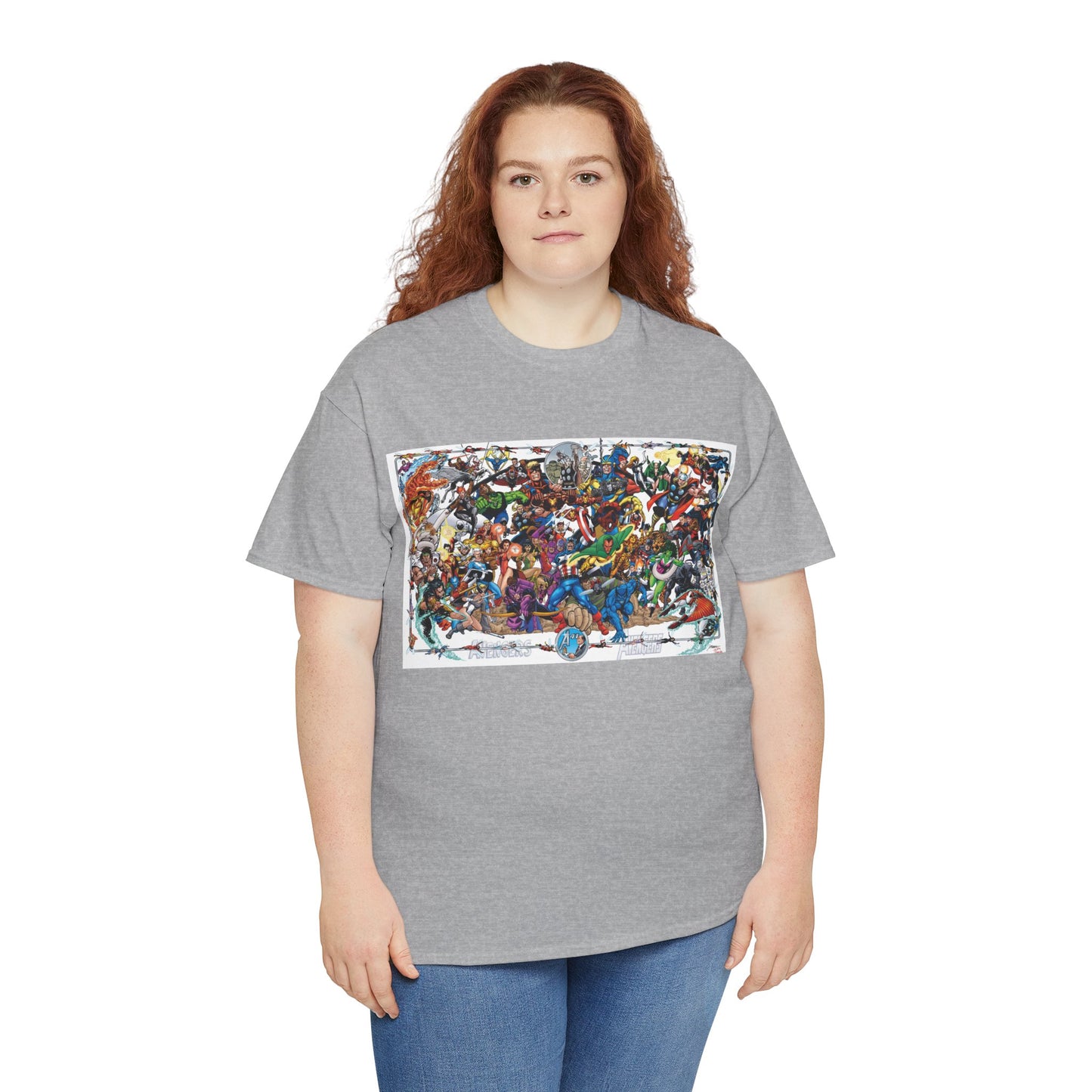 Avengers T-Shirt - George Perez Art - Poster Art of Basically Every Avenger - Marvel Comics