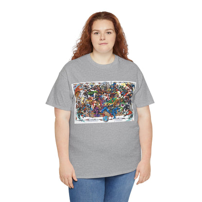 Avengers T-Shirt - George Perez Art - Poster Art of Basically Every Avenger - Marvel Comics