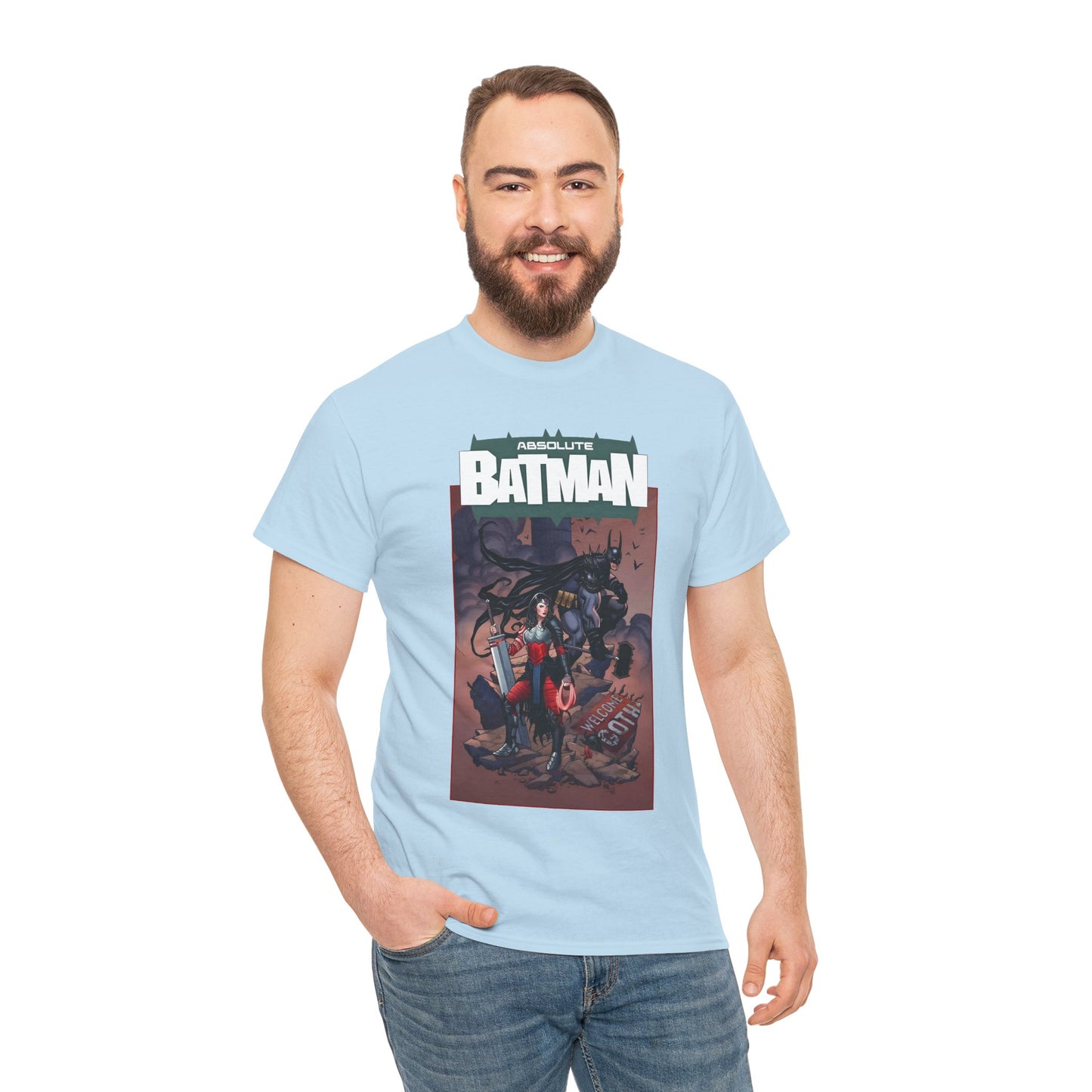 Absolute Batman & Absolute Wonder Woman T-Shirt - Frank Cho Art - DC Comics