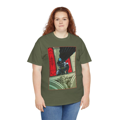 Batman T-Shirt - Cully Hamner Art - Batman Allies Secret Files Cover - Gotham Protector - And a Gargoyle! - DC Comics
