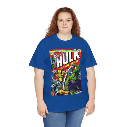 Incredible Hulk #181 T-Shirt - First Appearance of Wolverine - Vs The Wendigo - Marvel Comics