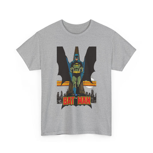 Batman T-Shirt - George Perez Art - JLA 80s Postcard Set - DC Comics - Gotham City - Justice League of America Member
