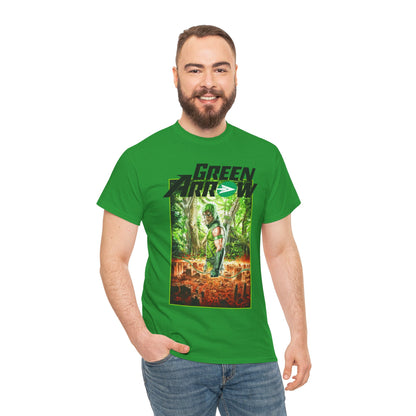 Green Arrow T-Shirt - Mauro Cascioli Art - Brightest Night Cover - Emerald Archer - DC Comics