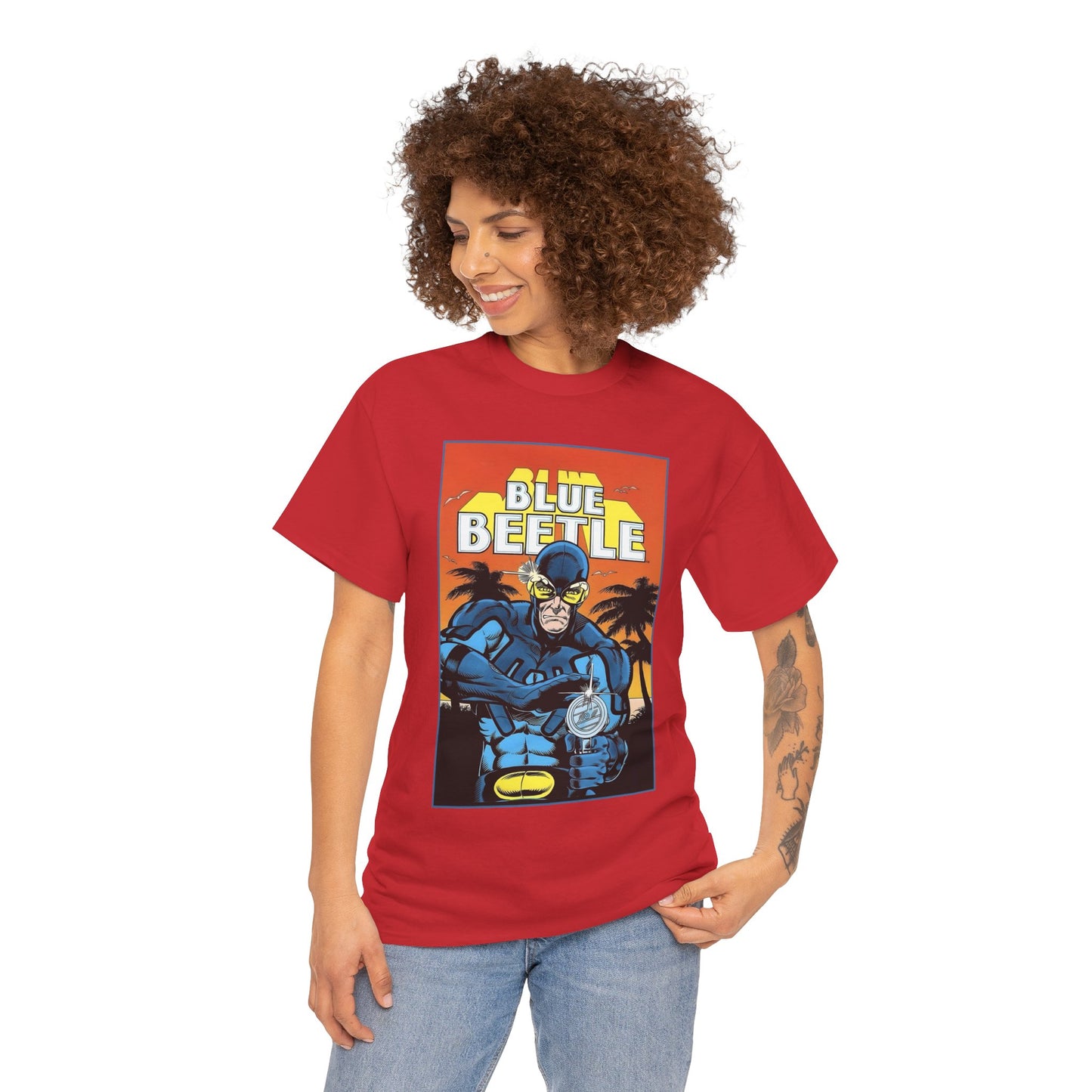 Blue Beetle T-Shirt - Ted Kord - 1980s DC Series - DC Comics