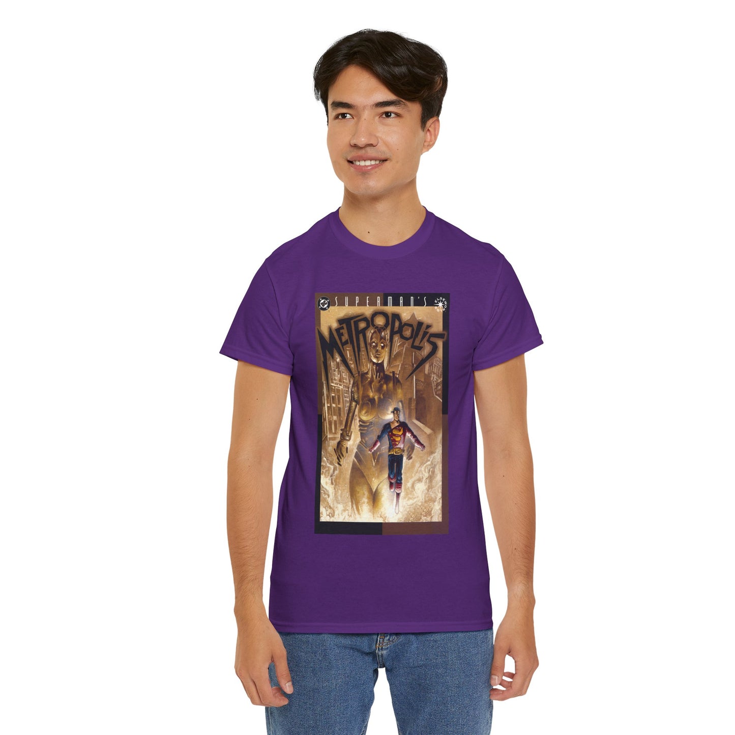Superman's Metropolis T-Shirt - Ted McKeever Art - Elseworlds Art Based on Fritz Lang's Movie - DC Comics