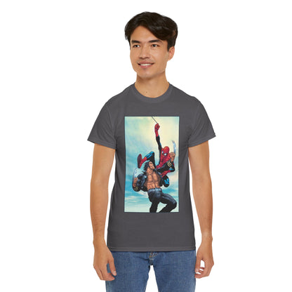 Wolverine Vs Spider-Man T-Shirt - Frank Quitely Art - Marvel Comics
