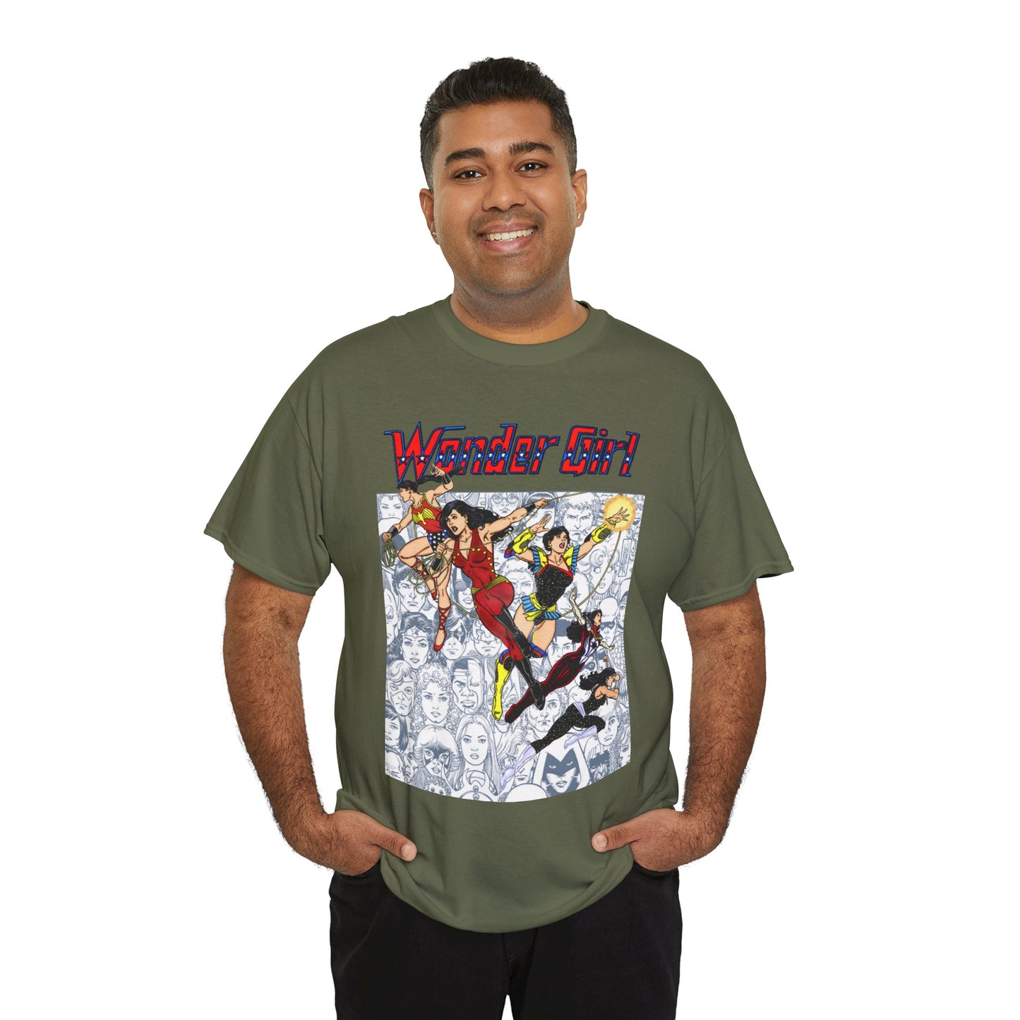 Wonder Girl T-Shirt - Alternate Logo - George Perez Art - DC Comics