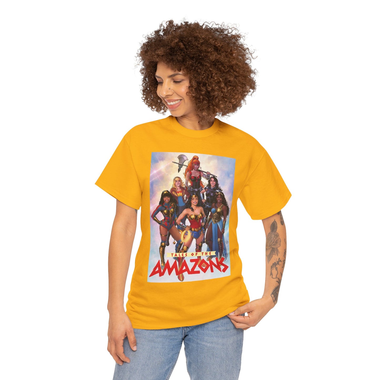 Tales of the Amazons T-Shirt - Nicola Scott Art - Wonder Woman, Wonder Girl, Troia, Nubia, Artemis, Queen Hippolyta, Yara Flor, Donna Troy - DC Comics