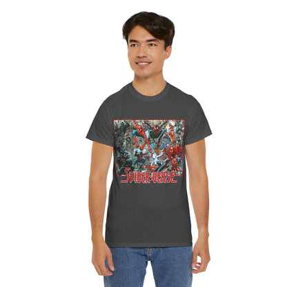 Spider-Verse T-Shirt - Arthur Adams Art - Spider-Man, Venom, Spider-Man 2099, Miles Morales, Spider-Woman - Marvel Comics