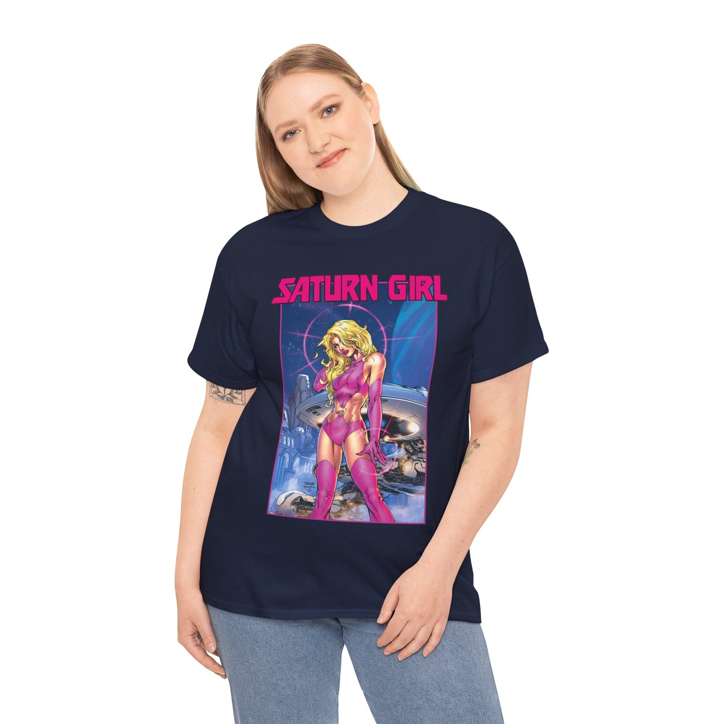Saturn Girl T-Shirt - Jim Lee Art - Legion of Super-Heroes Founding Member - DC Comics