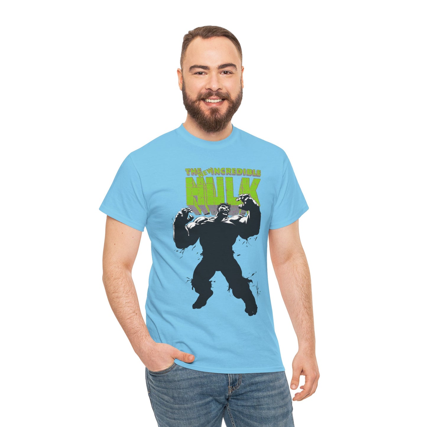 Incredible Hulk T-Shirt - Dale Keown Art - Bruce Banner, Gamma Radiation - Peter David 1990s Run - Marvel Comics