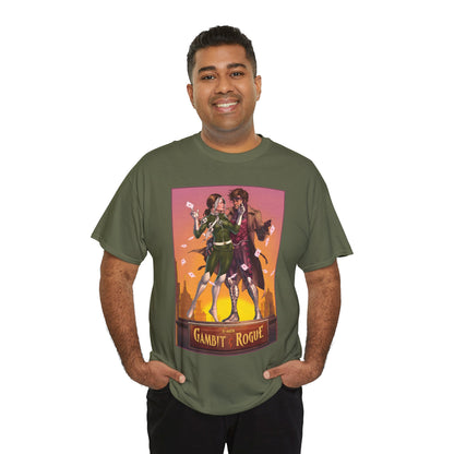 Gambit & Rogue T-Shirt - Mike Choi Art - Popular X-Men Members - Marvel Comics
