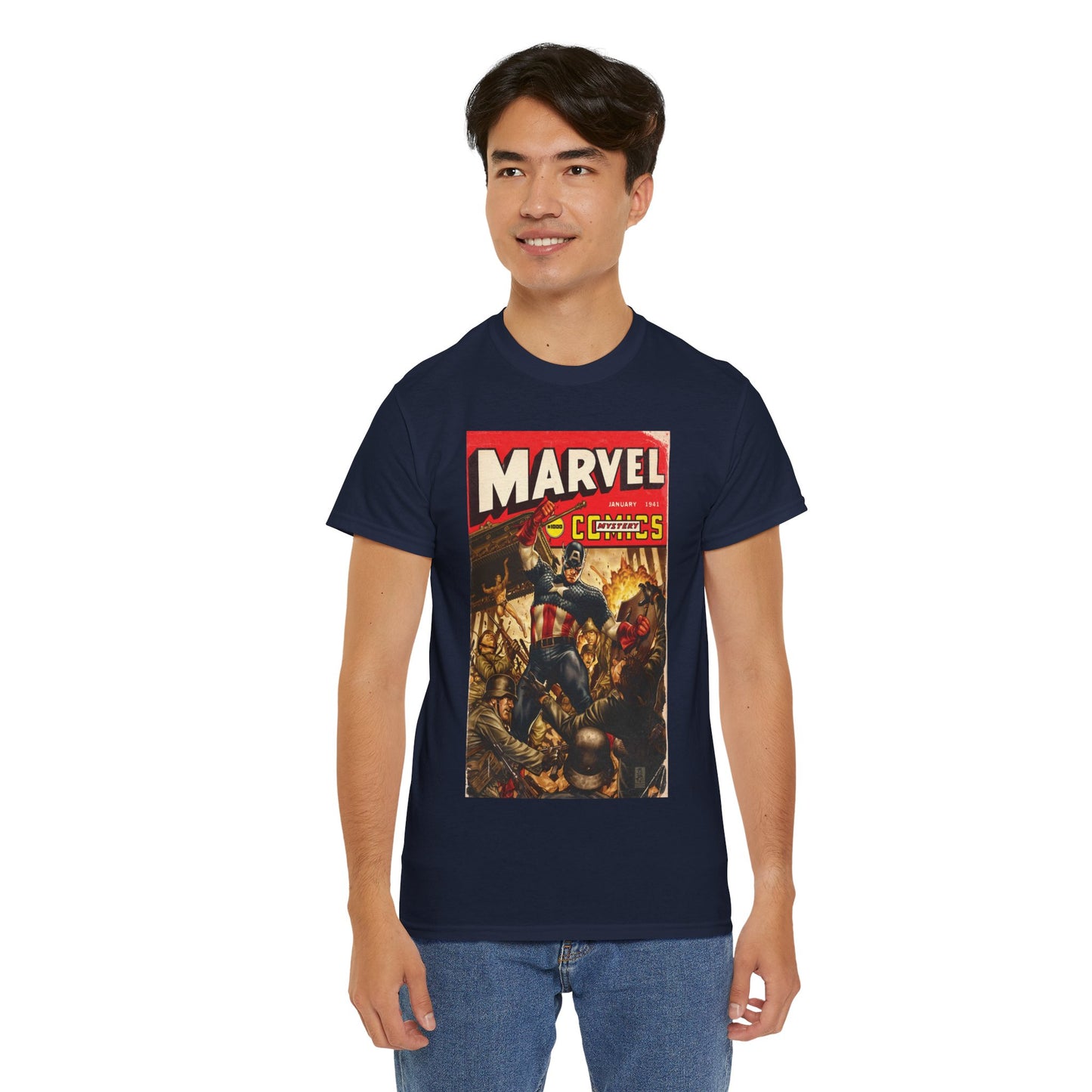 Marvel Comics #1000 T-Shirt - Captain America Cover Art - Marvel Comics
