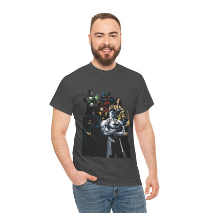 JLA T-Shirt - Howard Porter Art - Superman, Batman, Wonder Woman, Flash - DC Comics