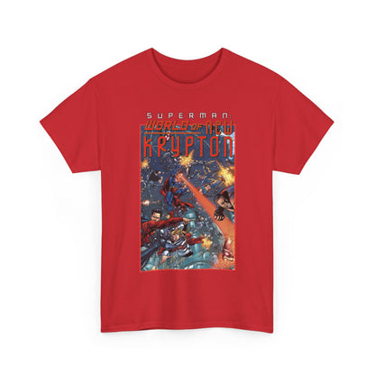 Superman: World of Krypton T-Shirt - George Perez Art - Superboy, Supergirl, Mon-El - DC Comics