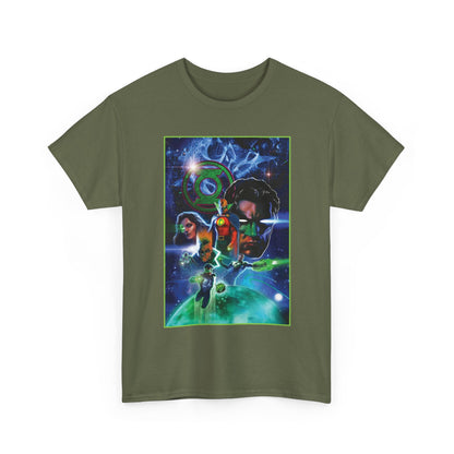 Green Lantern T-Shirt - Liam Sharp Art - Alan Scott, Hal Jordan, Kyle Rayner - DC Comics
