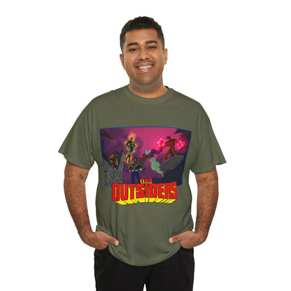 Outsiders T-Shirt - Batman: Brave & Bold Series - Halo, Geo-Force, Black Lightning, Katana, Metamorpho - DC Comics