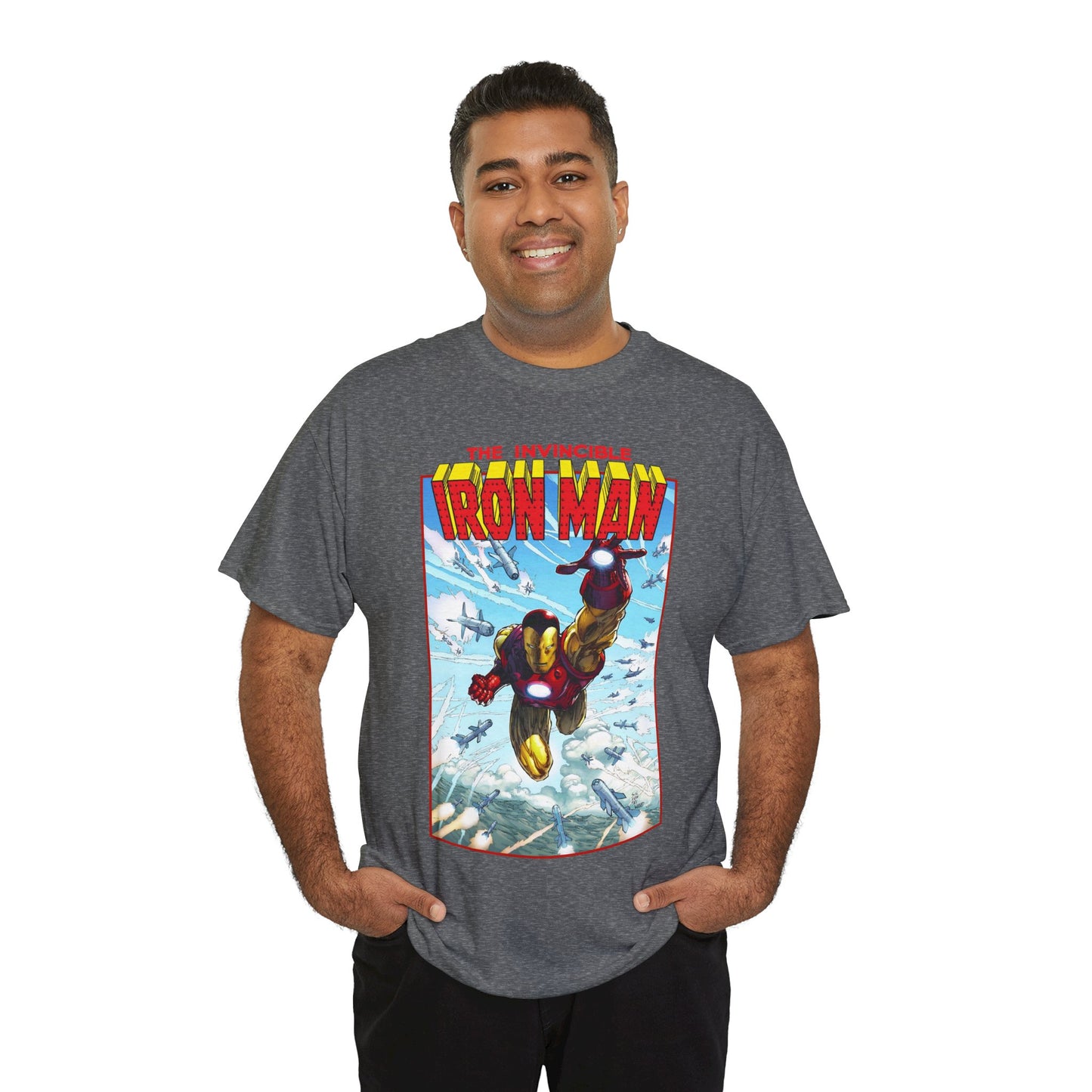 Iron Man T-Shirt - Marc Silvestri Art - Tony Stark Armor - Avengers Member & Leader - Marvel Comics
